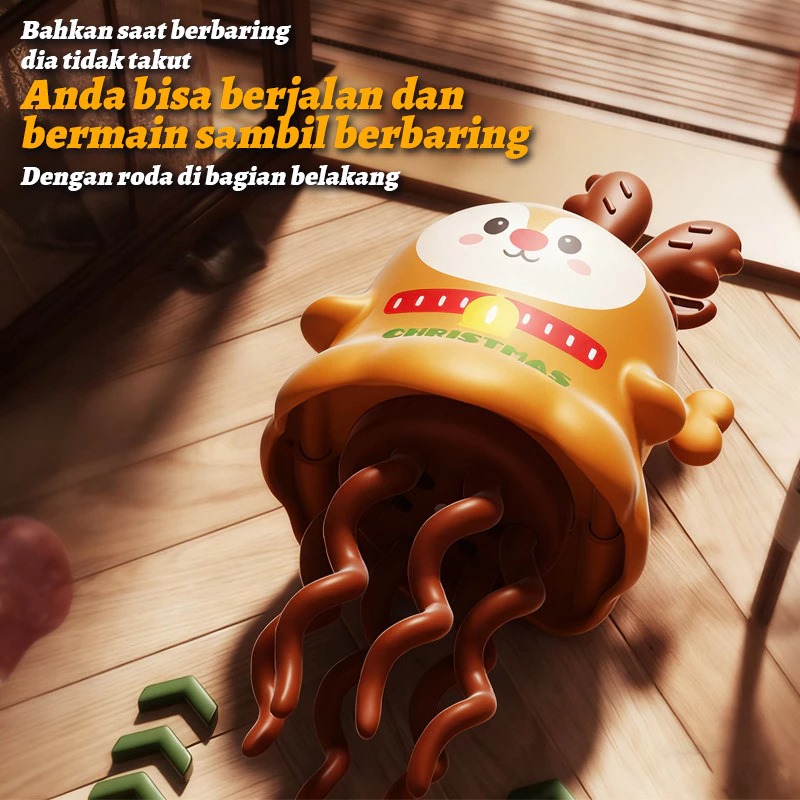 Mainan Ubur - Ubur Bergerak 12cm (DANCING GHOST) - PUTIH