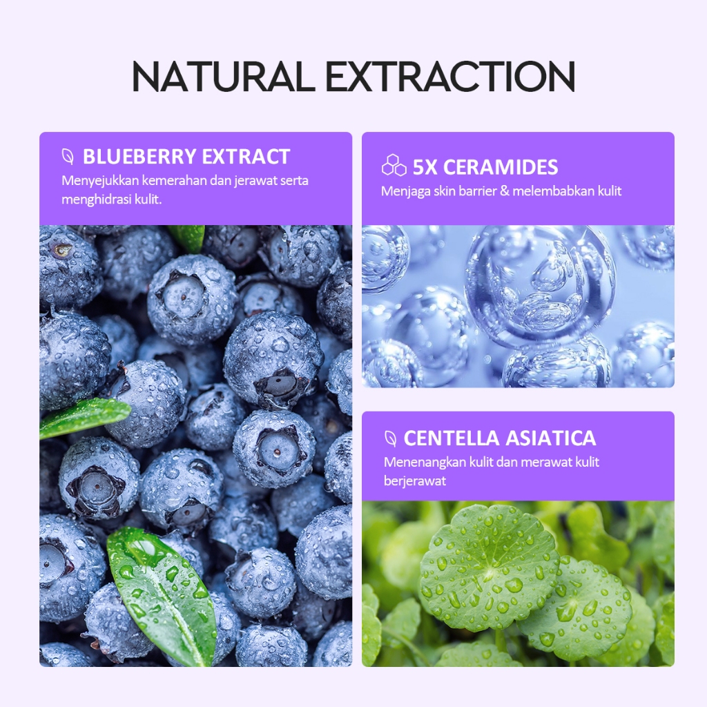 Glad 2 Glow Cleanser - Blueberry Ceramide Low pH Gel 100ml