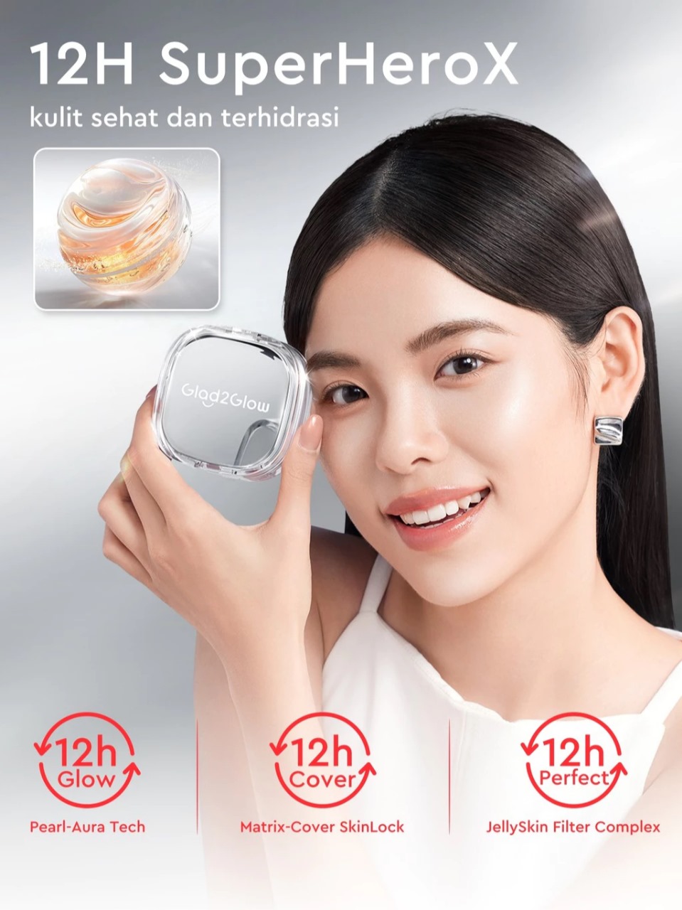 Glad 2 Glow Perfect Cover Glow Cushion 11gr - 04 Ginger