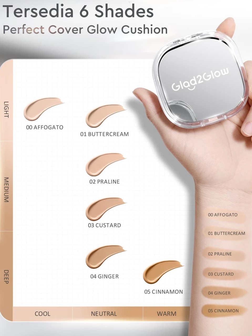 Glad 2 Glow Perfect Cover Glow Cushion 11gr - 04 Ginger