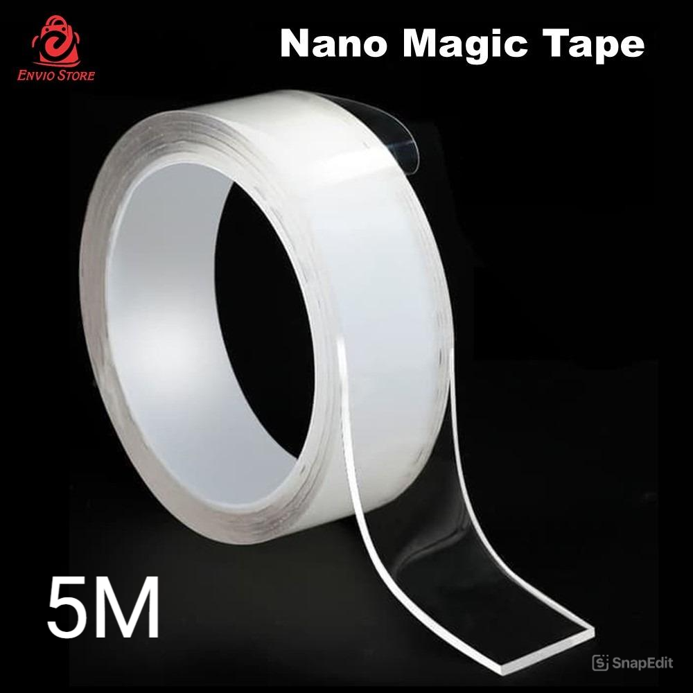 Nano Magic Tape 5Meter (Isolasi Bening Ajaib Double Tape)