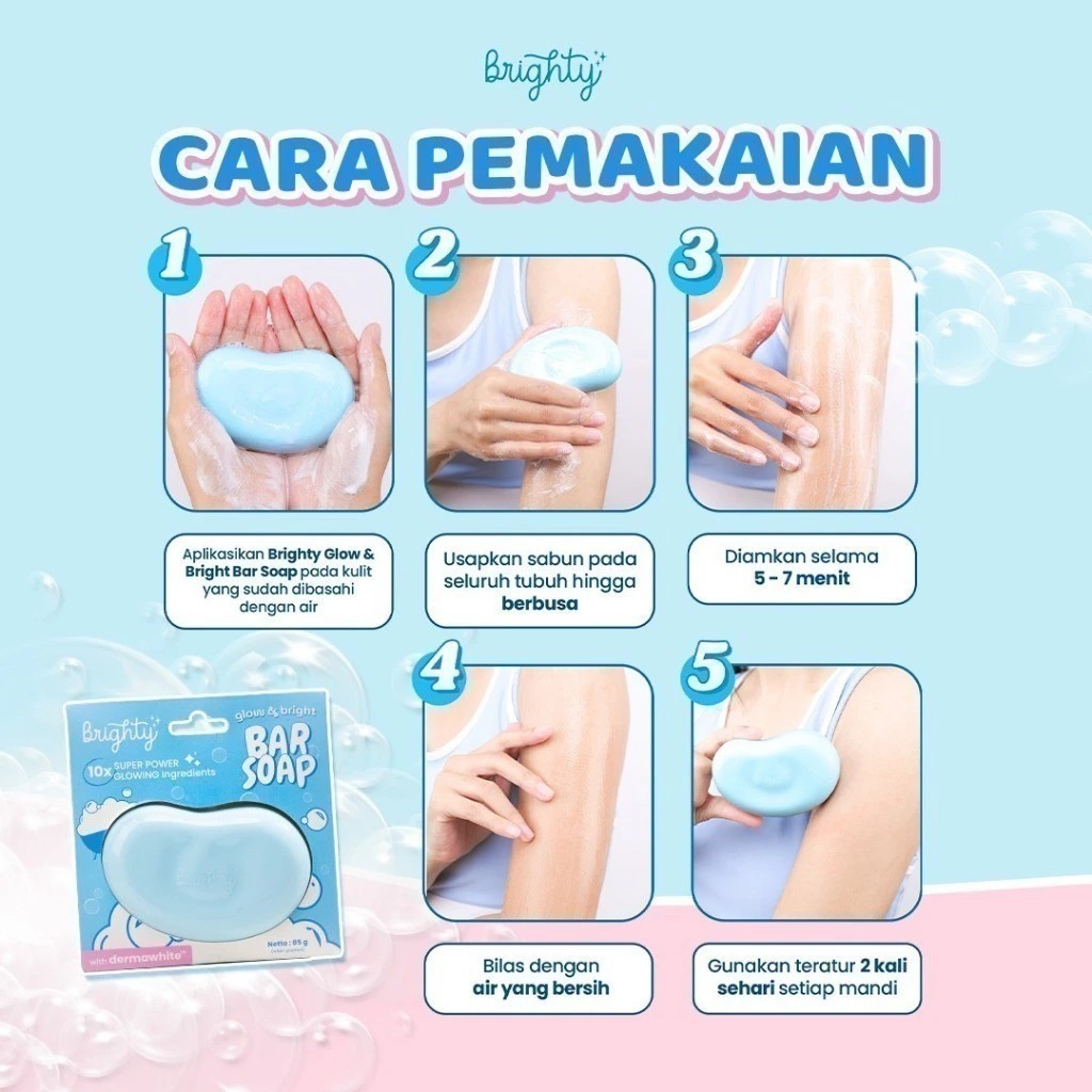 Brighty Glow & Bright Bar Soap 85gr