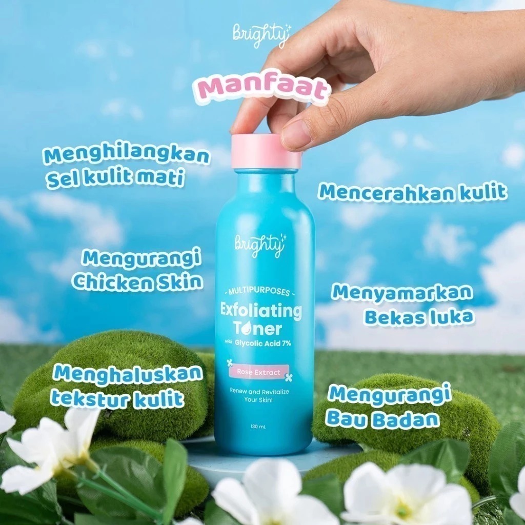 Brighty Multipurposes Exfoliating Toner 130ml