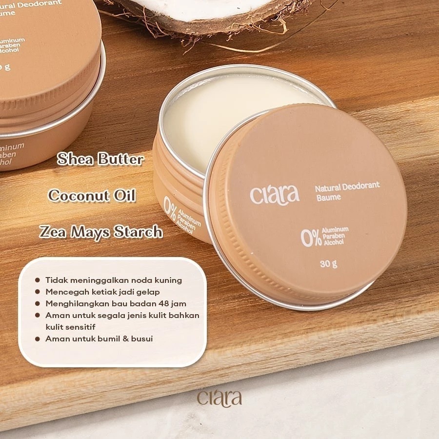 Ciara Natural Deodorant Baume 30gr