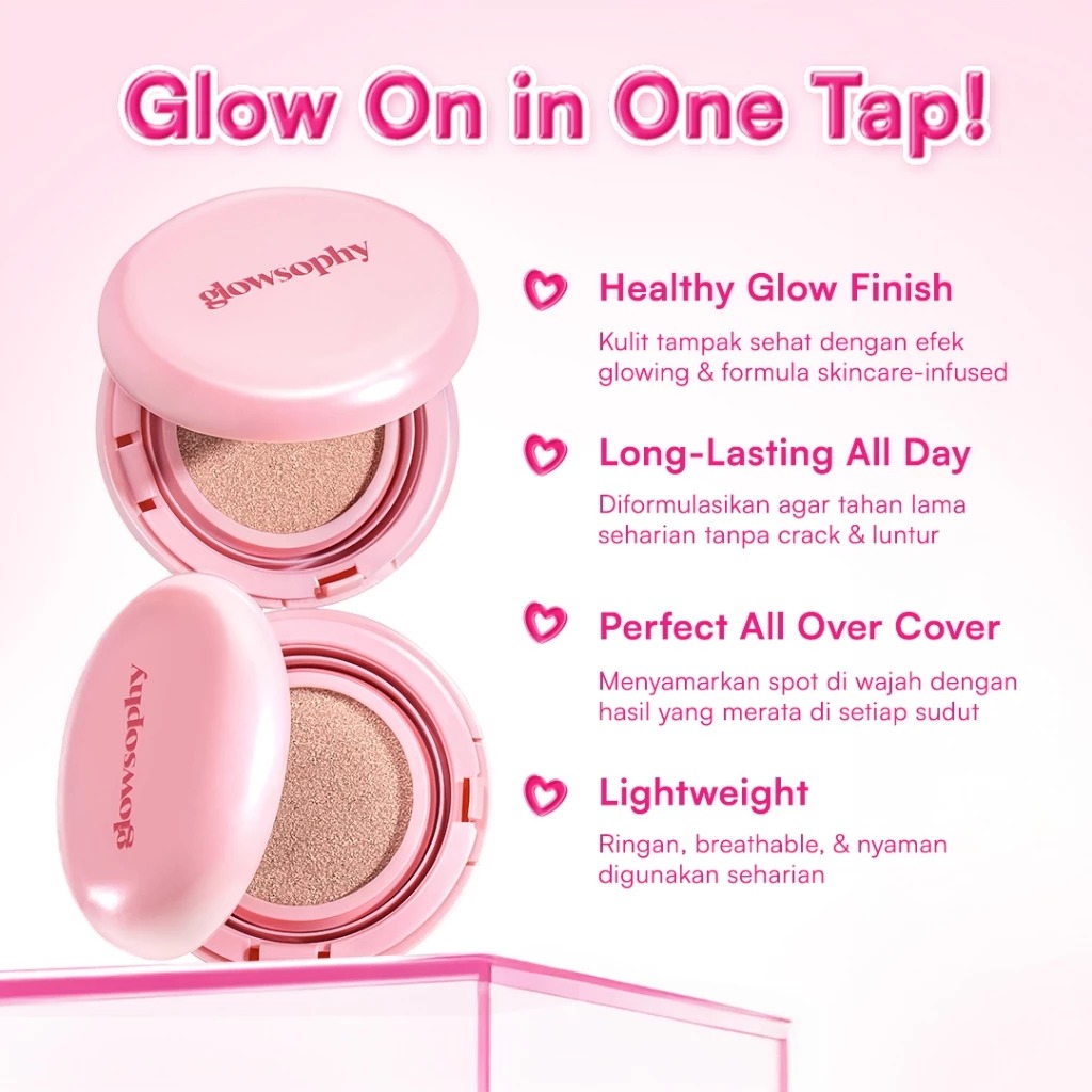 Glowsophy Cover Glow Serum Cushion - Maple