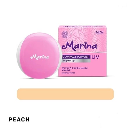 Marina Compact Powder UV Brighten Up - Peach Marina Compact Powder UV Brighten Up - Peach