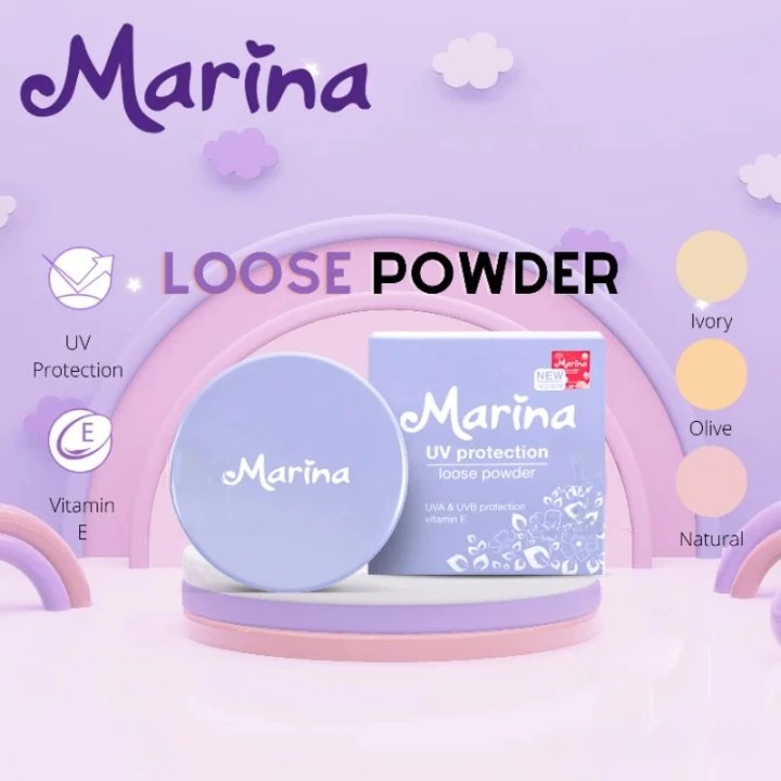 Marina Loose Powder UV Protection - Olive Marina Loose Powder UV Protection - Olive