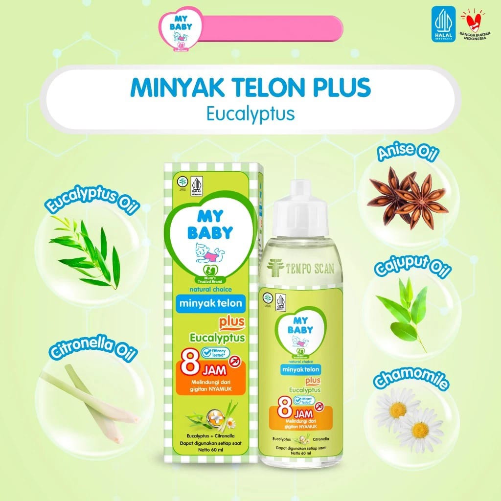 My Baby Minyak Telon Plus 60ml