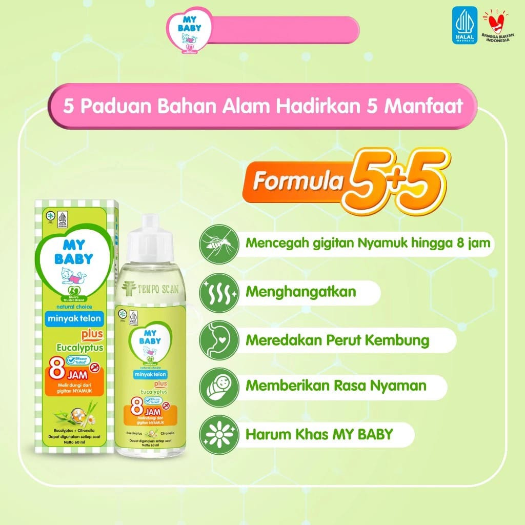 My Baby Minyak Telon Plus 90ml