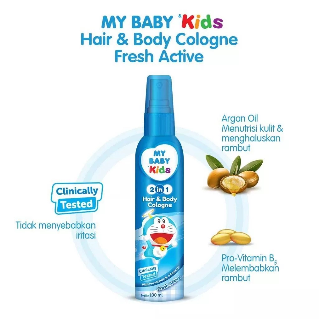My Baby Kids Hair & Body Cologne 100ml - Blue