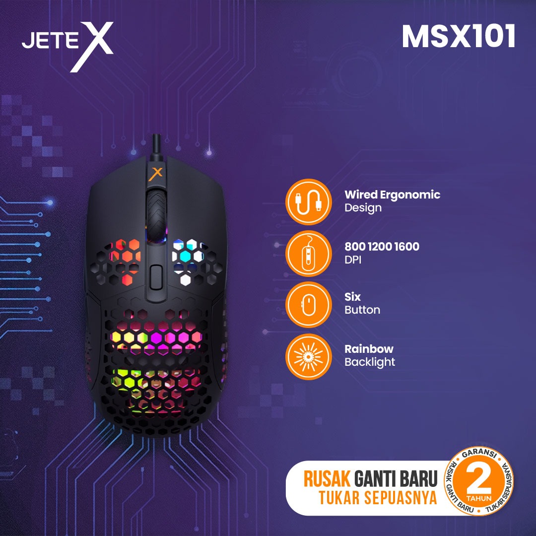 JETE X Mouse Gaming - MSX101