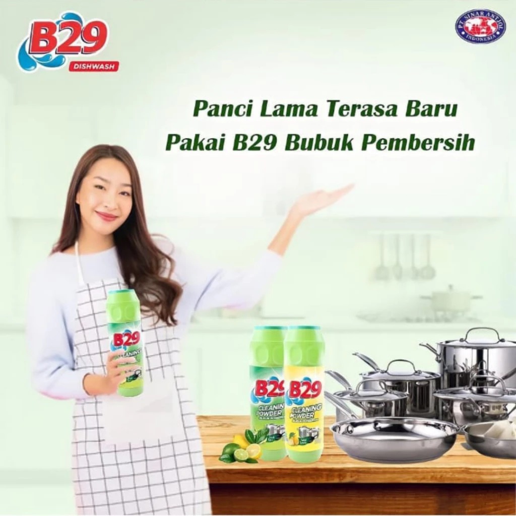 B29 Bubuk Pembersih 600gr - Fresh Lime (Cleaning Powder)