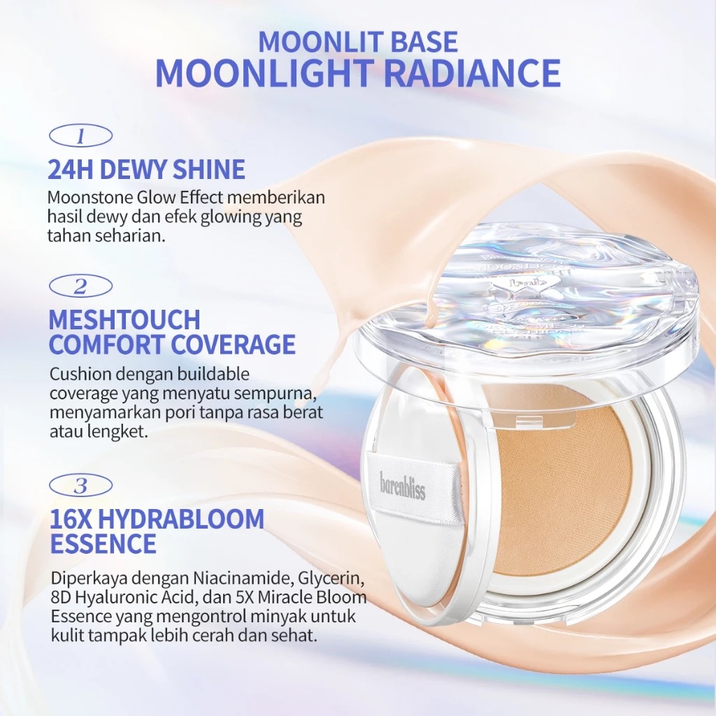 BNB Barenbliss Bloomdew Moonlight Dewy Mesh Cushion 15gr - FN1 Aster