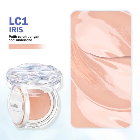 BNB Barenbliss Bloomdew Moonlight Dewy Mesh Cushion 15gr - LC1 Iris