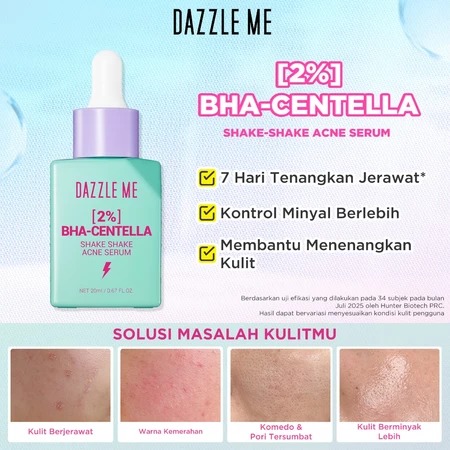 Dazzle Me 2% BHA - Centella Shake Shake Acne Serum 20ml