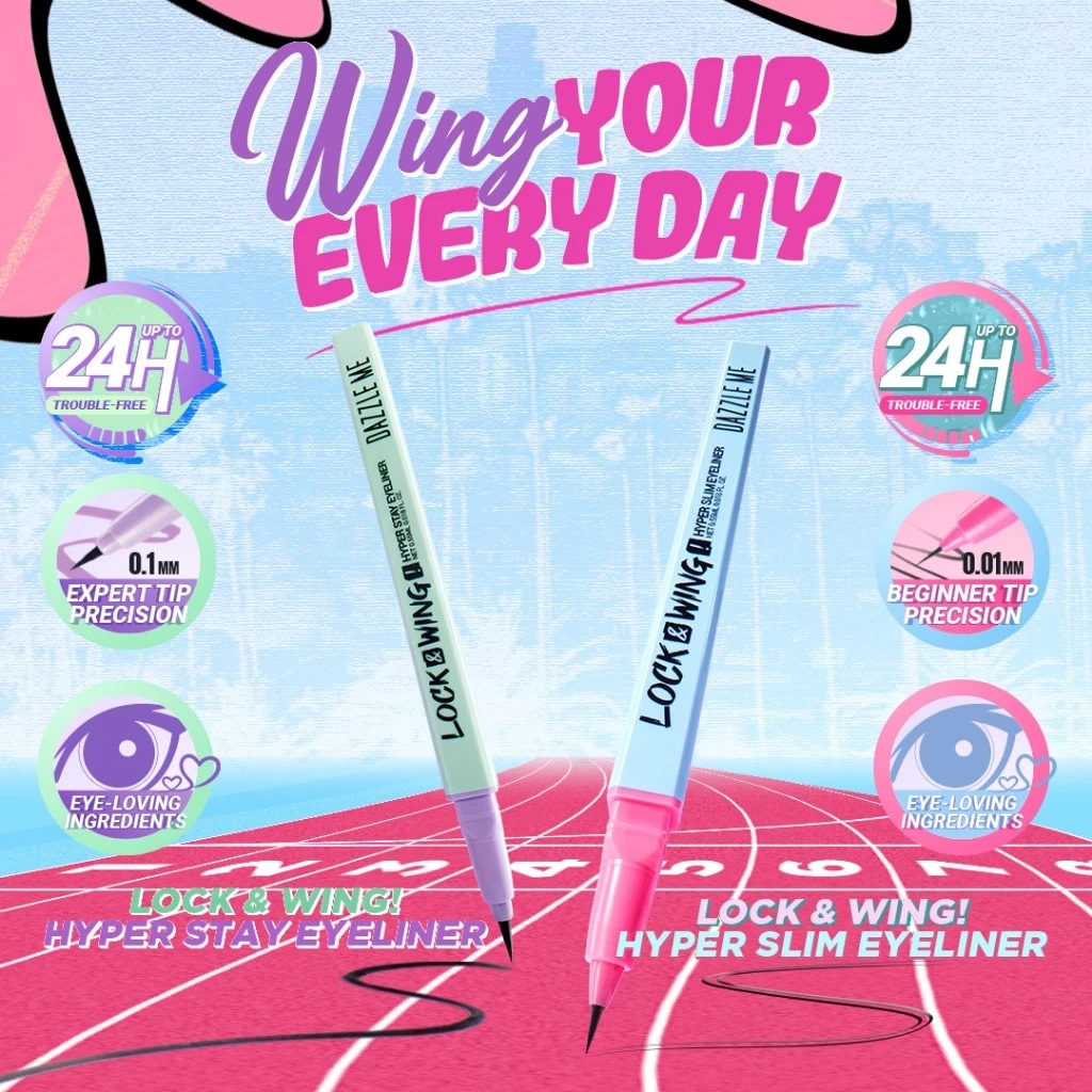 Dazzle Me Lock&Wing! Hyper Slim Eyeliner 0.55ml