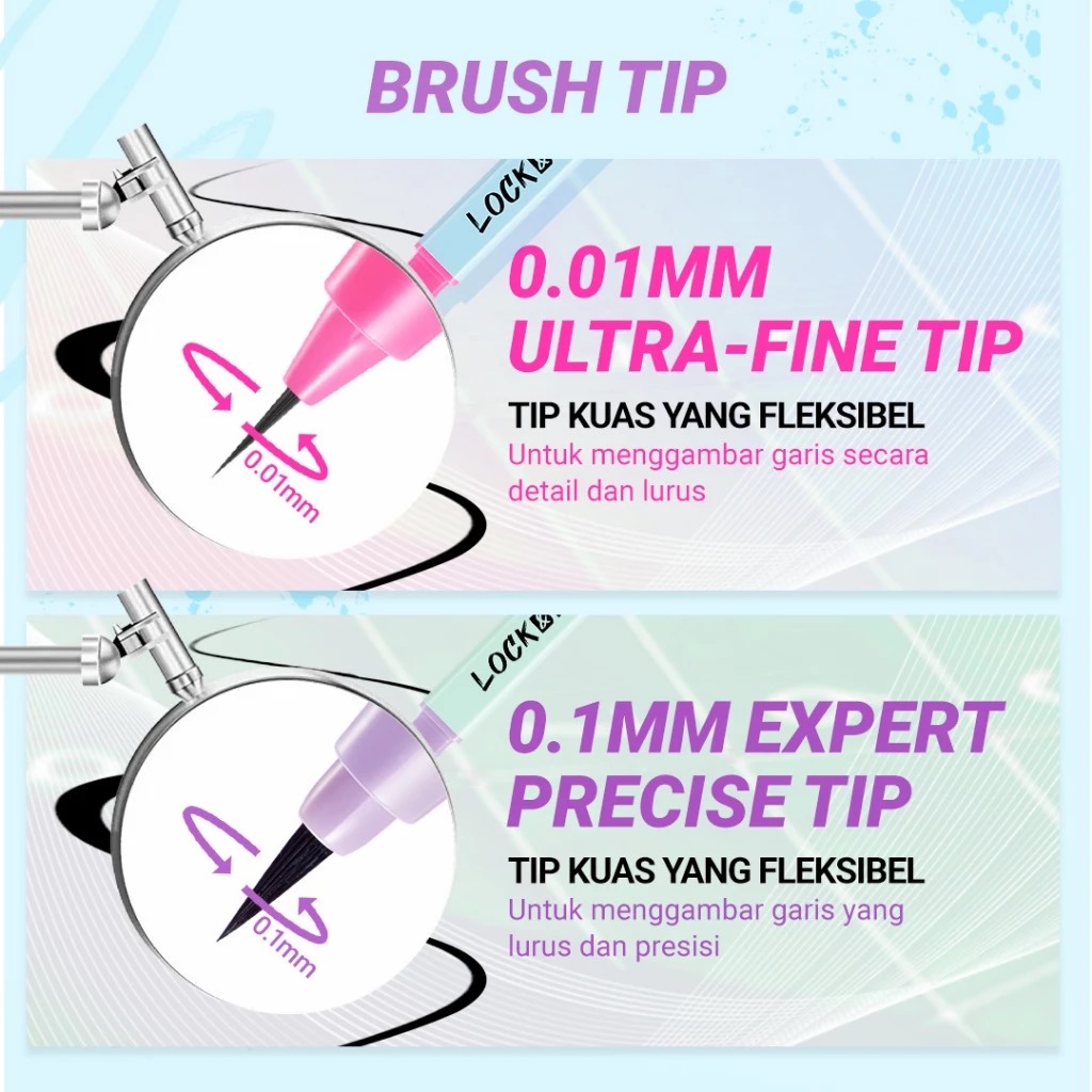 Dazzle Me Lock&Wing! Hyper Slim Eyeliner 0.55ml