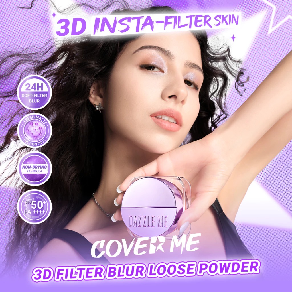 Dazzle Me Cover Me 3D Filter Blur Loose Powder SPF50+ PA++++ 10gr - W03 Sand