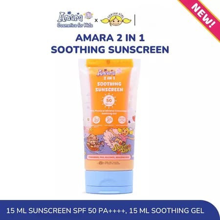 Amara 2in1 Soothing Sunscreen SPF50 PA++++  20ml