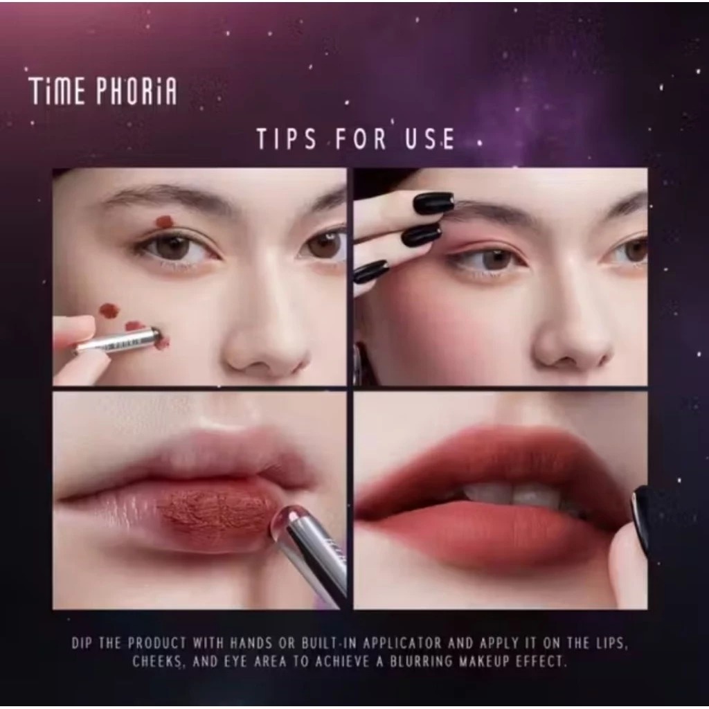 Time Phoria Orbita Lip And Cheek Blurring Pot 3in1 4gr - 002 Aelia