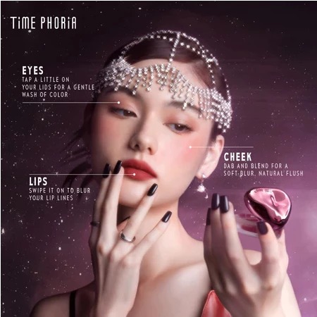 Time Phoria Orbita Lip And Cheek Blurring Pot 3in1 4gr - 002 Aelia