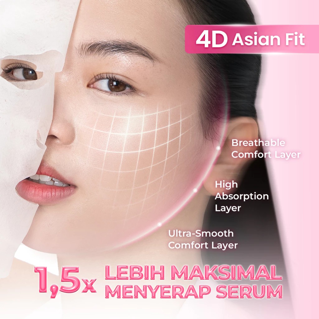 Hanasui Serum Sheet Mask 23gr - KIWI (Glowing & Oil Balancing)