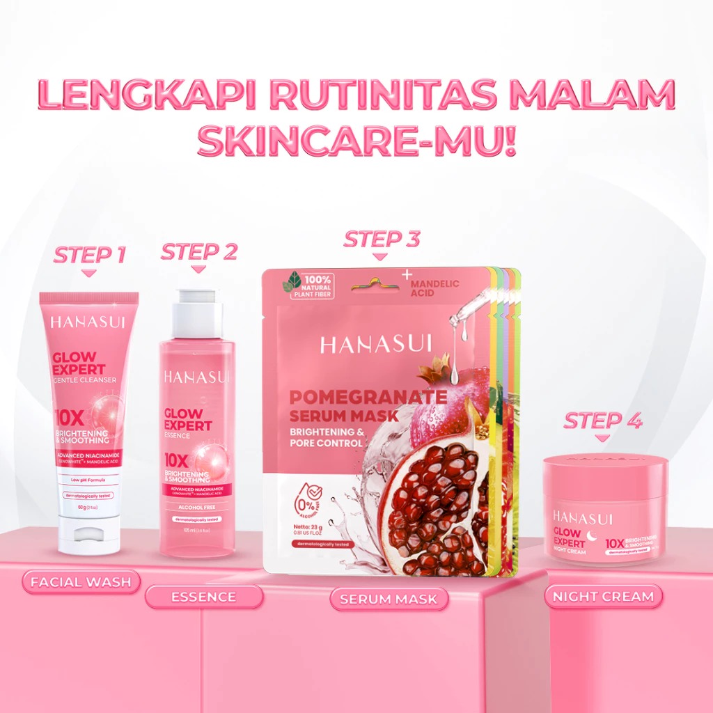 Hanasui Serum Sheet Mask 23gr - MIXBERRY (Firming & Moisturizing)