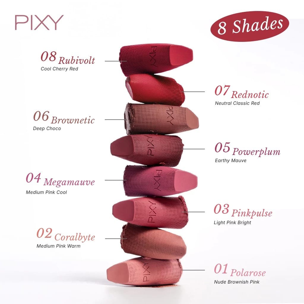 Pixy Mattenetic Transferproof Lipstick 3gr - 05 Powerplum