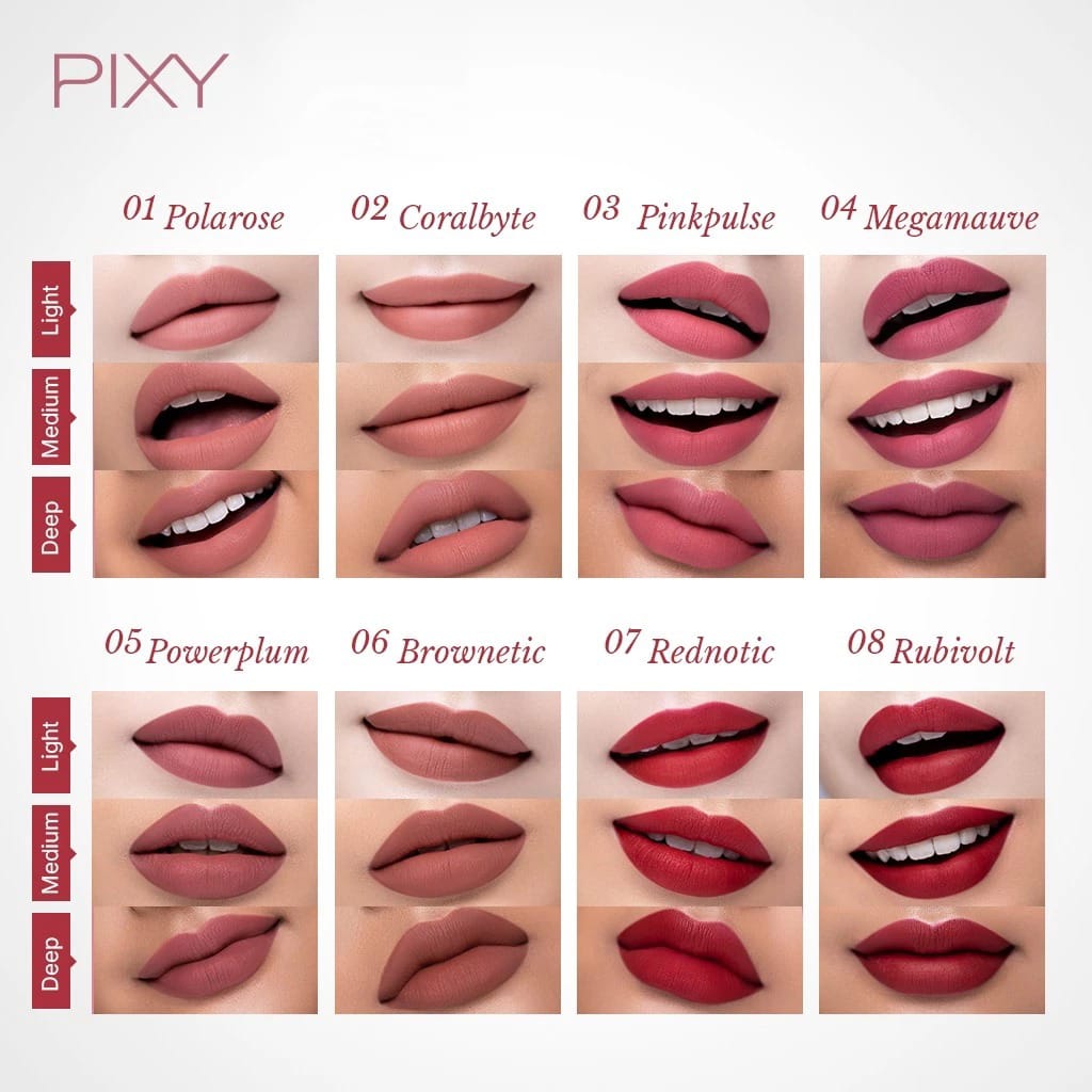 Pixy Mattenetic Transferproof Lipstick 3gr - 06 Brownetic