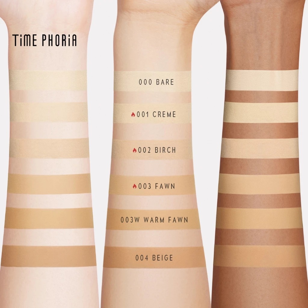 Time Phoria Optima Cover Blur Skin Perfection Powder Foundation (TWC) 8.5gr - 003 Fawn