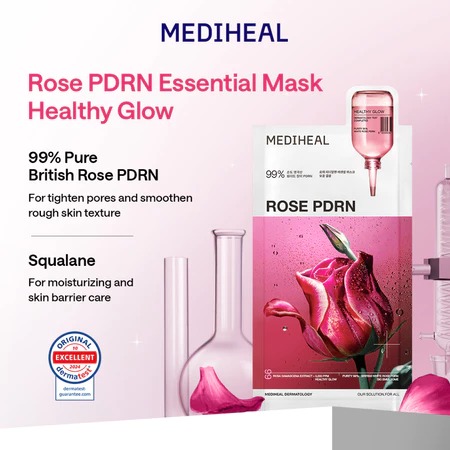 Mediheal Essential Mask Healthy Glow - Rose PDRN