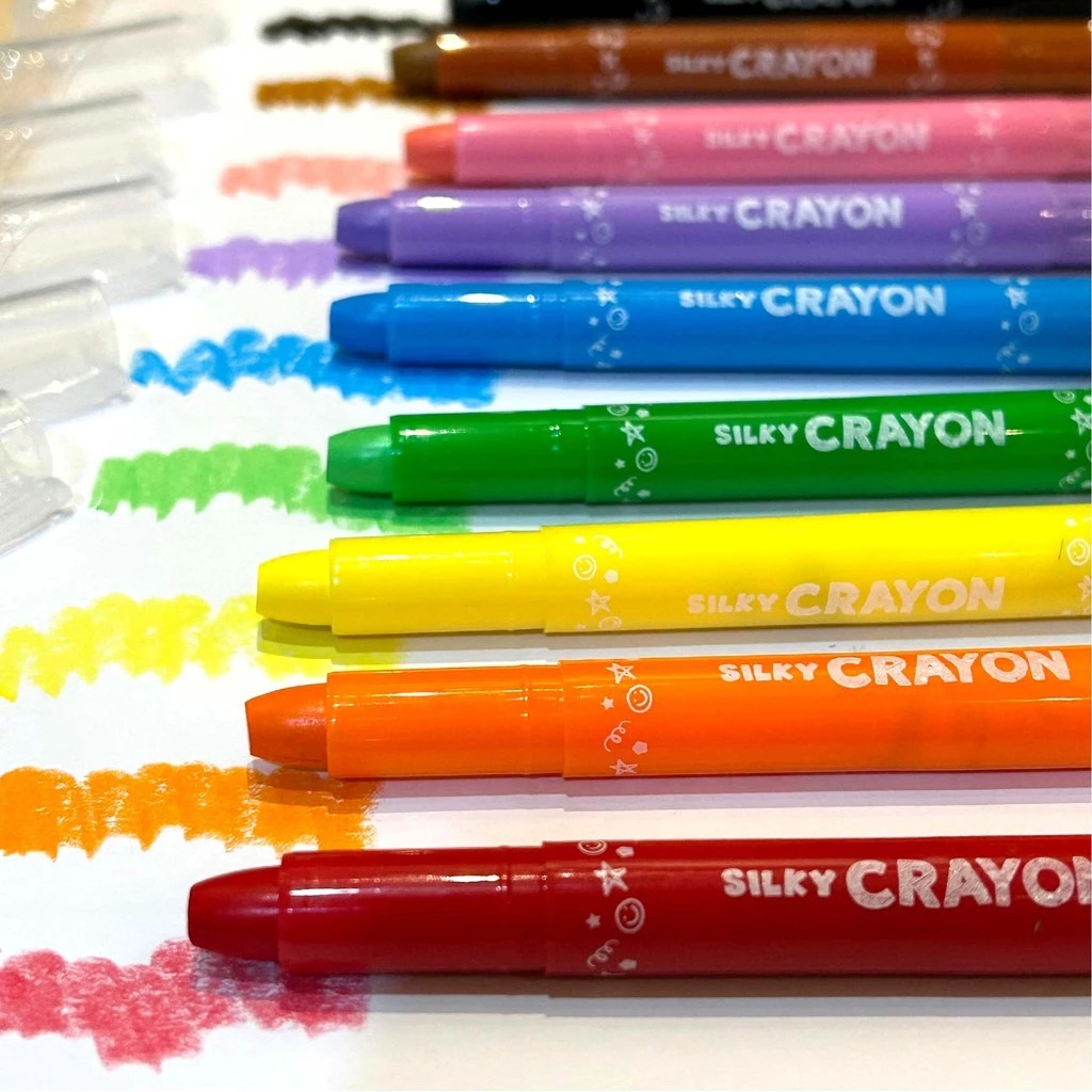 GREEBEL Silky Crayon Premium - 36C (Pilihan Lengkap & Mudah Digunakan Anak)