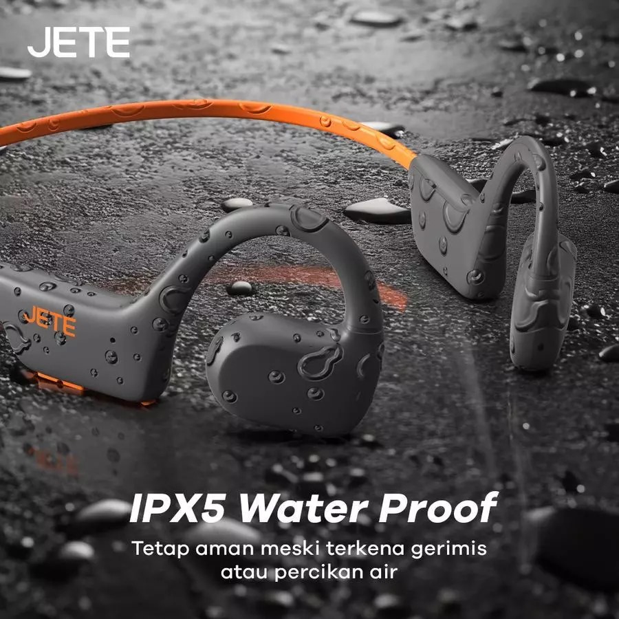 JETE Handsfree Bluetooth OpenTune - Grey Black