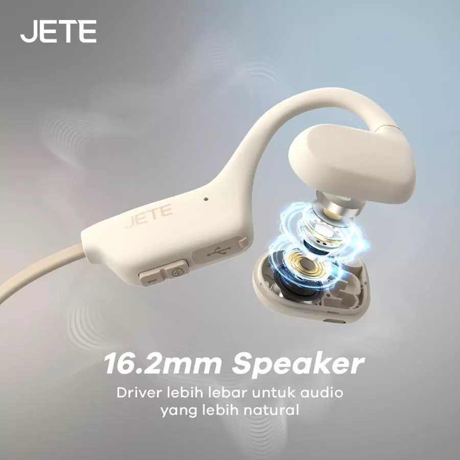 JETE Handsfree Bluetooth OpenTune - Grey Black