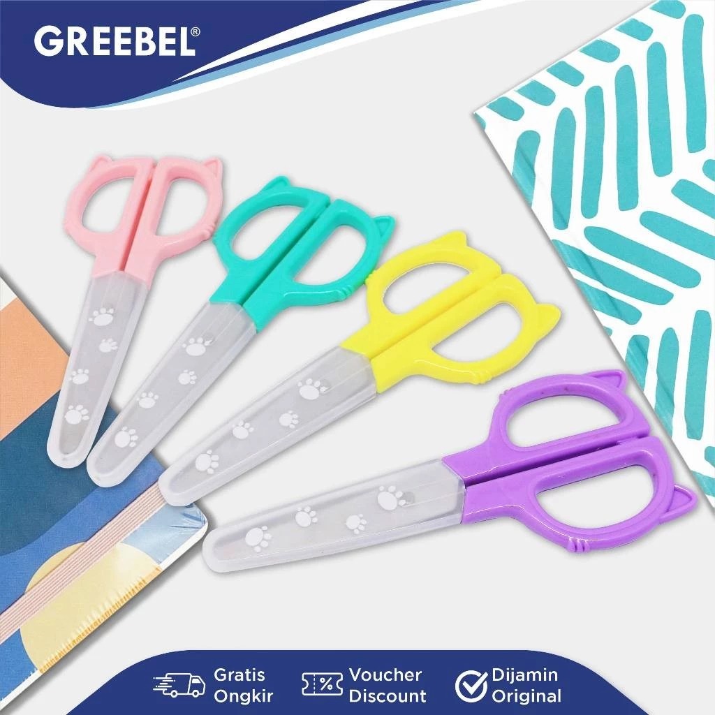 GREEBEL Gunting Mini Stainless Steel - SC07 (Gunting Karakter Lucu)