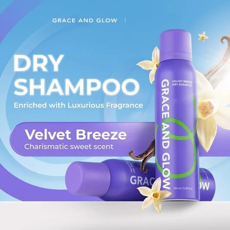 Grace and Glow Dry Shampoo 150ml - Velvet Breeze