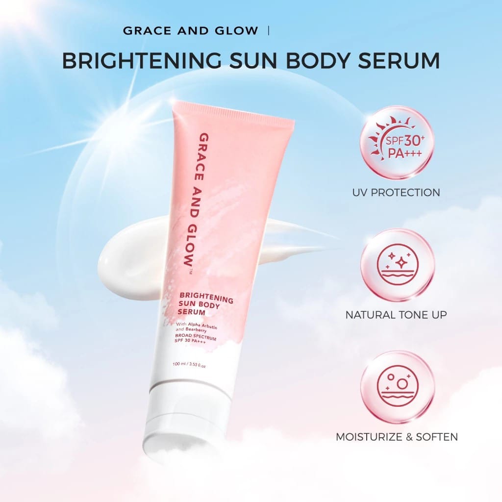 Grace and Glow Brightening Sun Body Serum SPF30 PA+++ 100ml