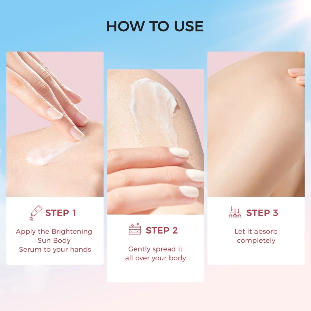 Grace and Glow Brightening Sun Body Serum SPF30 PA+++ 100ml