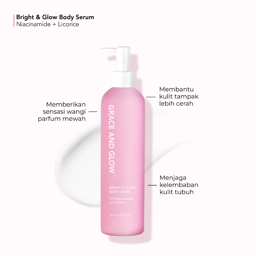 Grace and Glow Bright and Glow Body Serum 300ml