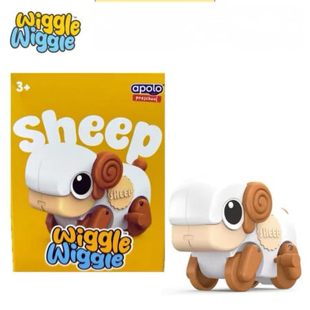 Mainan Anak Wiggle Wiggle Hewan Lucu - SHEEP (Bisa Bergerak)