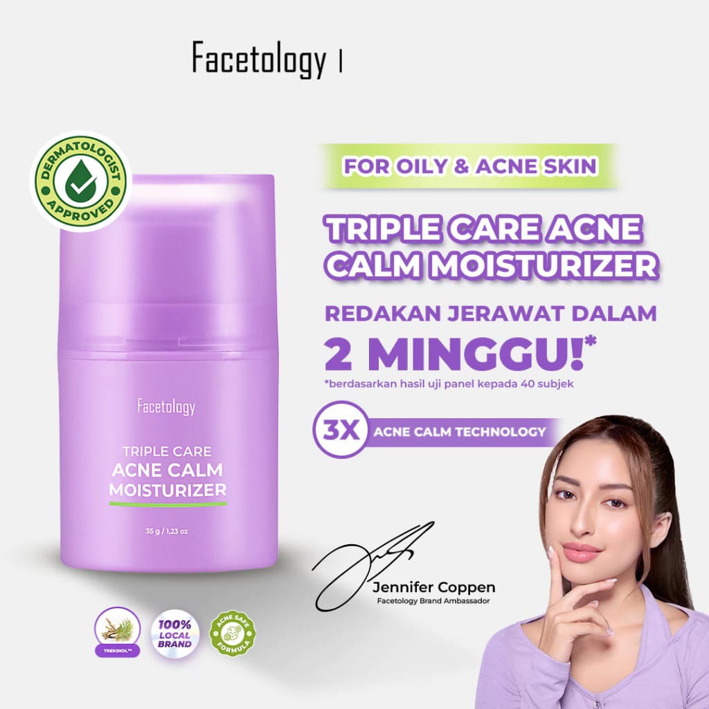 Facetology Triple Care Acne Calm Moisturizer 35gr