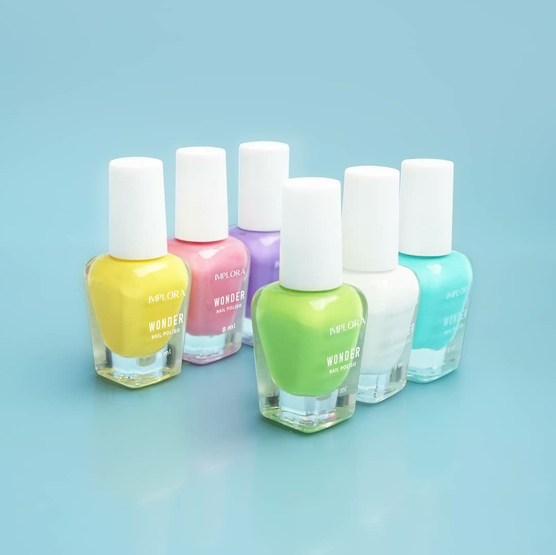 IMPLORA Nail Polish Wonder Warna Warni 8mL - Kutek Ecer/Satuan