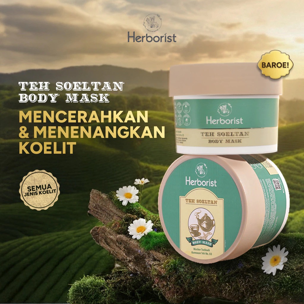Herborist Teh Soeltan Body Mask 100ml