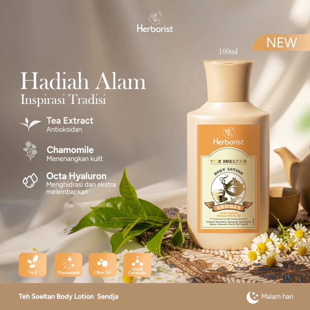 Herborist Teh Soeltan Body Lotion 100ml - Sendja