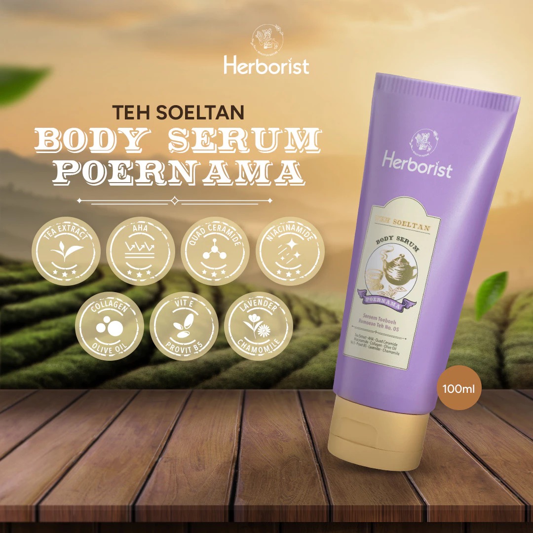 Herborist Teh Soeltan Body Serum 100ml - Poernama