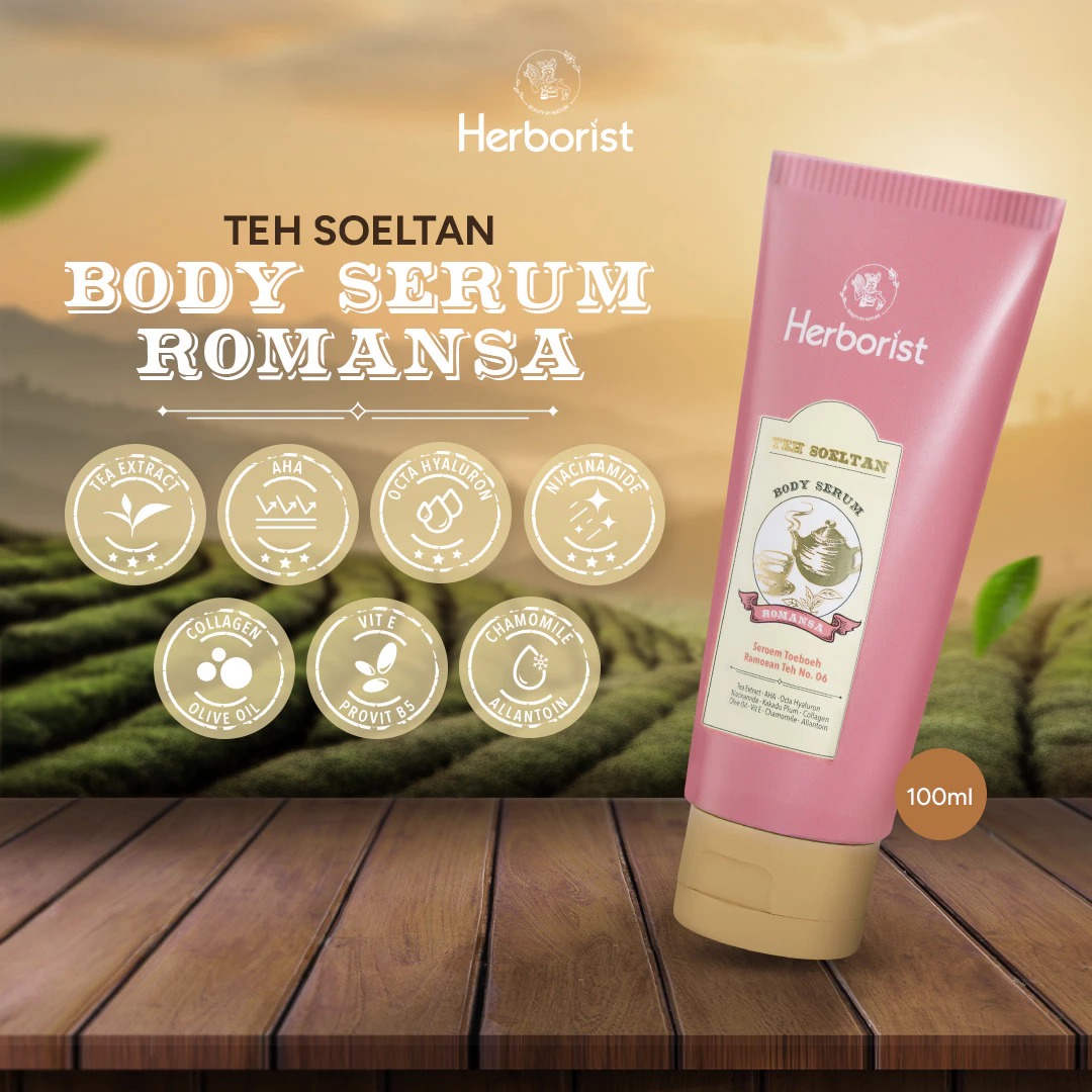 Herborist Teh Soeltan Body Serum 100ml - Romansa