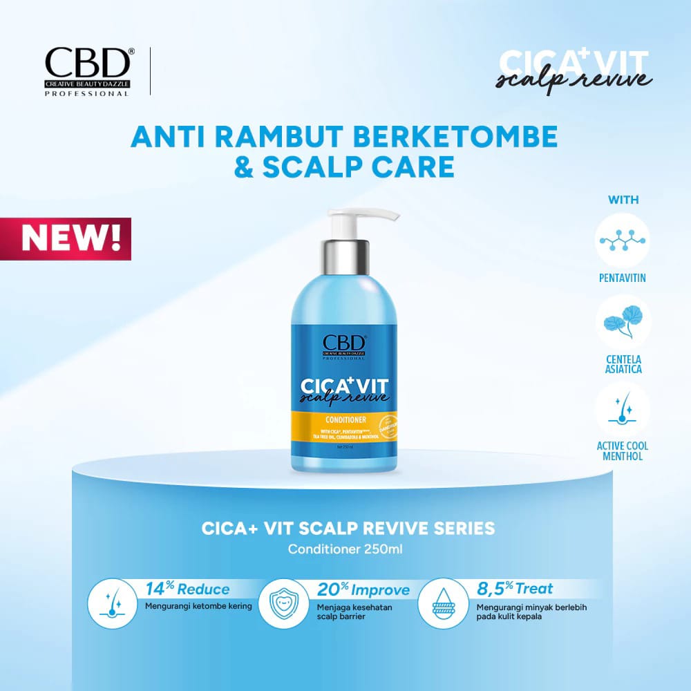 CBD Cica+Vit Scalp Revive Conditioner 250ml