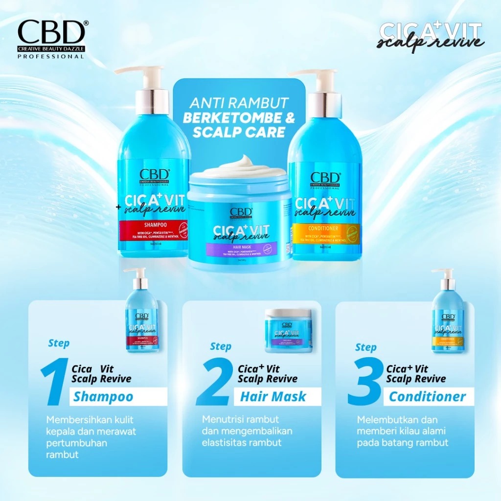 CBD Cica+Vit Scalp Revive Conditioner 250ml