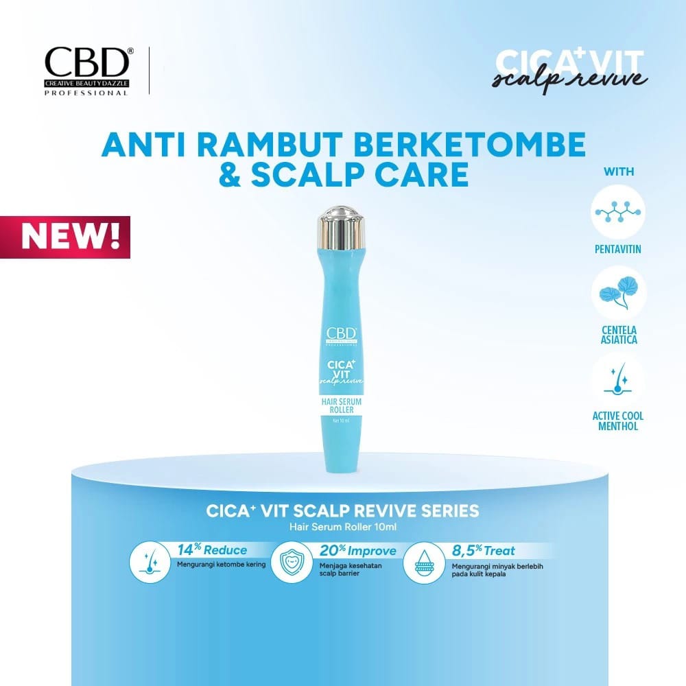 CBD Cica+Vit Scalp Revive Hair Serum Oil 10ml