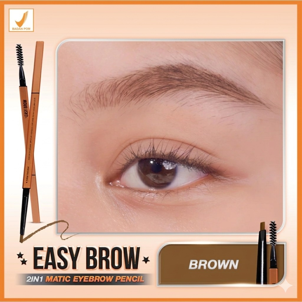 Salsa Easy Brow 2in1 Matic Eyebrow Pencil - Brown